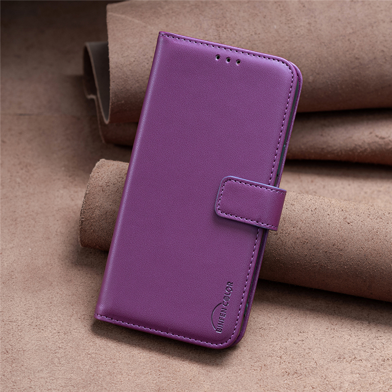 Business Magnetic Folio Leather Phone Case för iPhone 15 Plus 14 13 12 11 Pro Max Samsung Galaxy S24 S22 S23 Ultra flera kortplatser Plånbokspolettskyddsskal