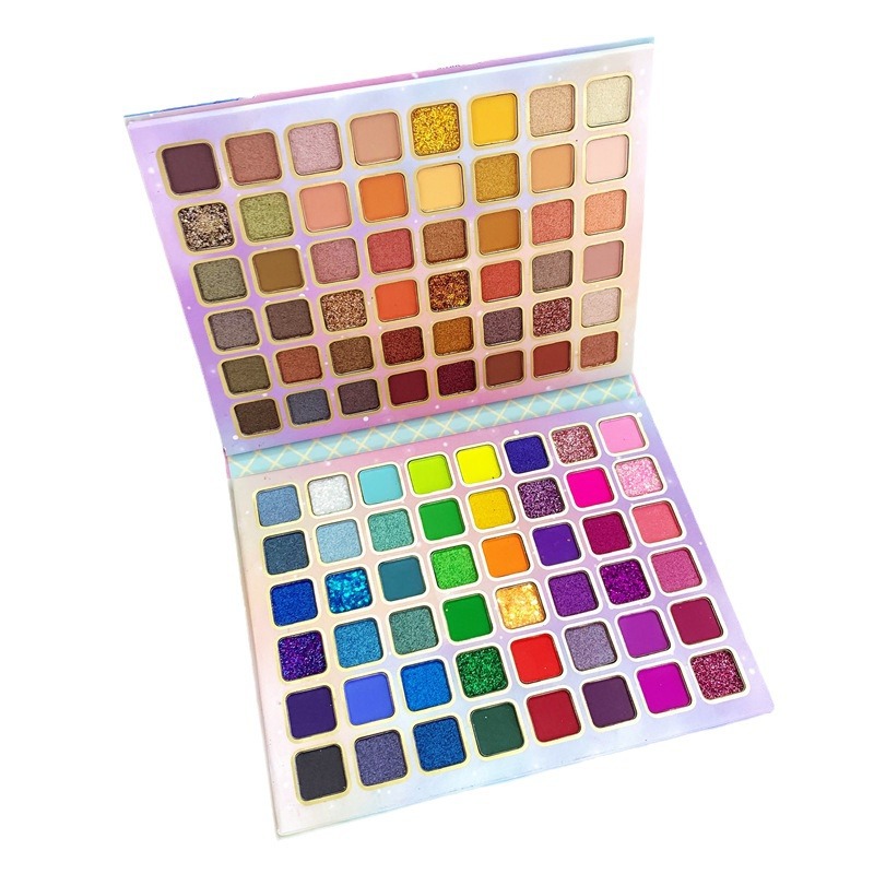 mode 96 Kleuren Oogschaduw Plaat Shimmer Matte Sequin Oogschaduw Kleurrijke Stage Ball Dedicated Neon Eyeshadow Palette Schoonheid