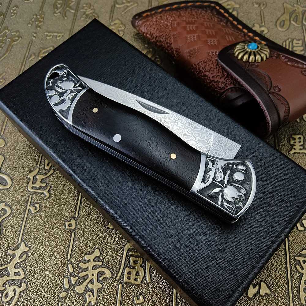 Knife VG10 Damascus Steel Utility Folding Knife Hunting Camping Outdoor EDC Jaccknife Men Collection Gifts Tactical Multi Pocket Knife