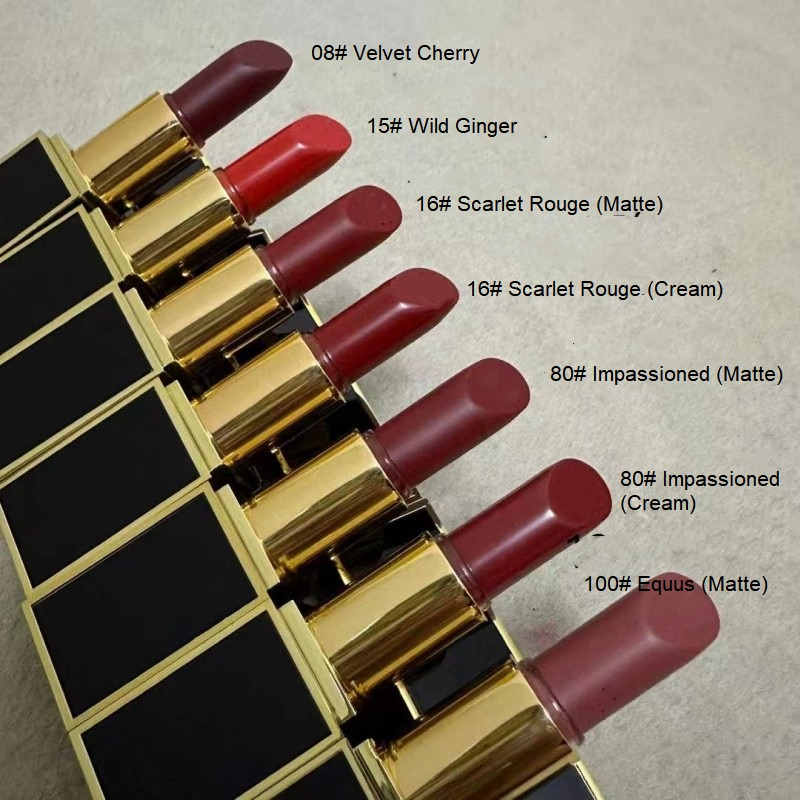 Luxe Matte Velvet Lipstick 3g Lip Color Gloss Foundation Make-up Lipgloss voor meisjes en vrouwen in 7 kleuren