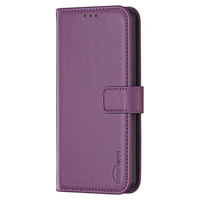 Business Magnetic Folio Leather Phone Case för iPhone 15 Plus 14 13 12 11 Pro Max Samsung Galaxy S24 S22 S23 Ultra flera kortplatser Plånbokspolettskyddsskal