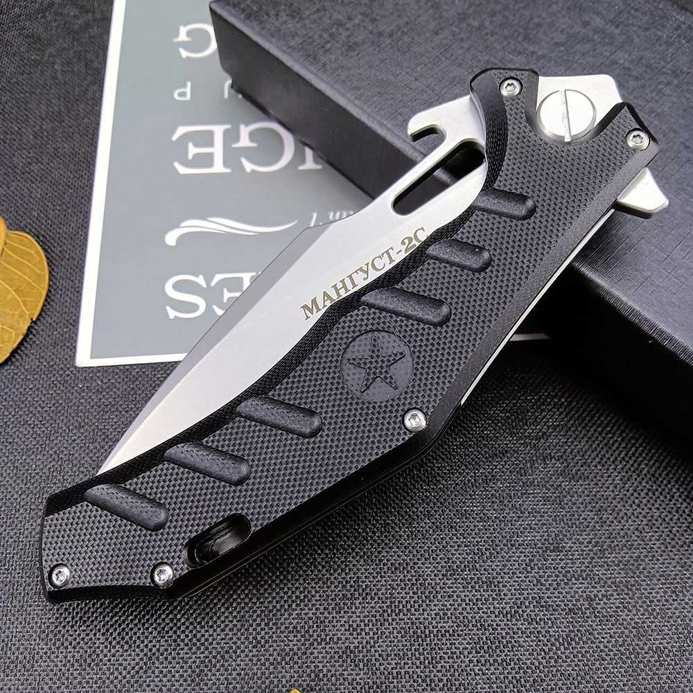 Nóż Rosja Hokc Star taktyczne wojskowe polowanie na nóż Surtvival Pocketknives D2 STEL Multi EDC obrona zewnętrzna nóż kieszonkowy