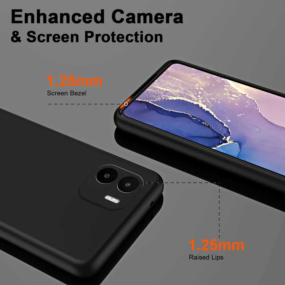 Custodie cellulari Custodia Xiaomi Redmi 13C 13 C Cover telefono in silicone liquido di lusso Redmi 13C Redmi13c Coque CasesL240105