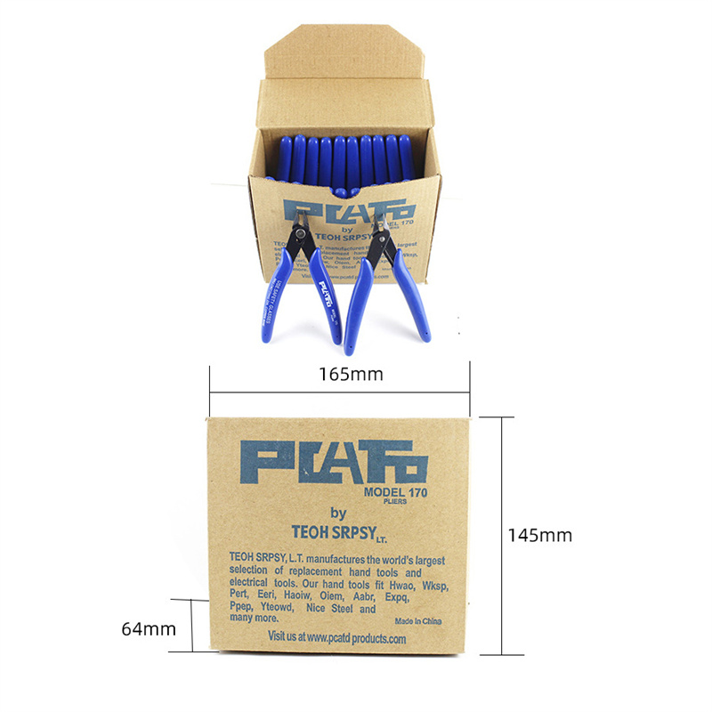 Pinze elettroniche industriali PLATO 170 di alta qualità Pinze diagonali Ruyi Utensili manuali parti di utensili a bobina E cig fai da te