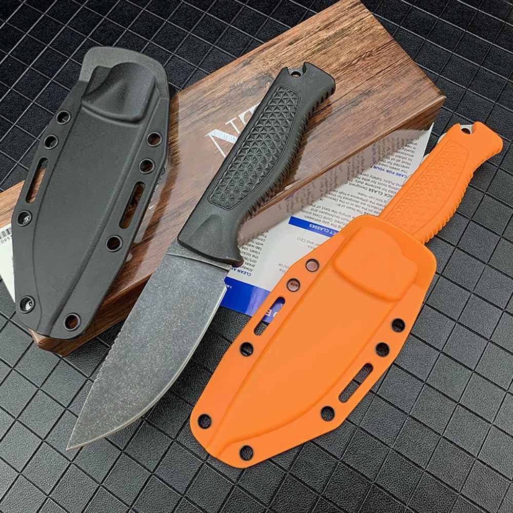 Knife Hunter 15006 Jachtmes met vast mes 3.54 BM Mes Survival Outdoor Rechte messen Campinggereedschap met schede Santopreen handvat