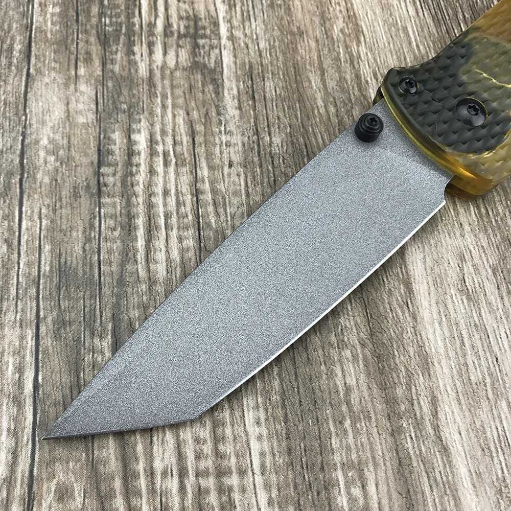 Knife BM 537 PEI/ Nylon Handle Outdoor Adventures Folding Pocket Knife Self-defense Tactical Gift For Men Husband Father EDC Knives