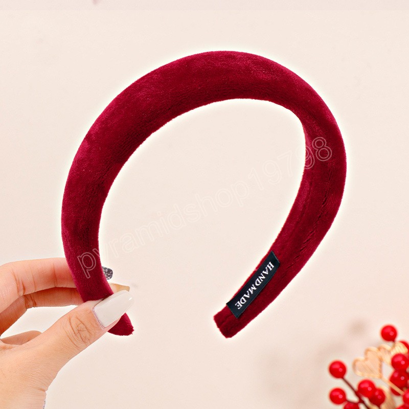 New Lucky Red Hairband Simpland for Women Girls Sweet Hair Tigorate Hairband Haoops Hair Band Band Fashion Association