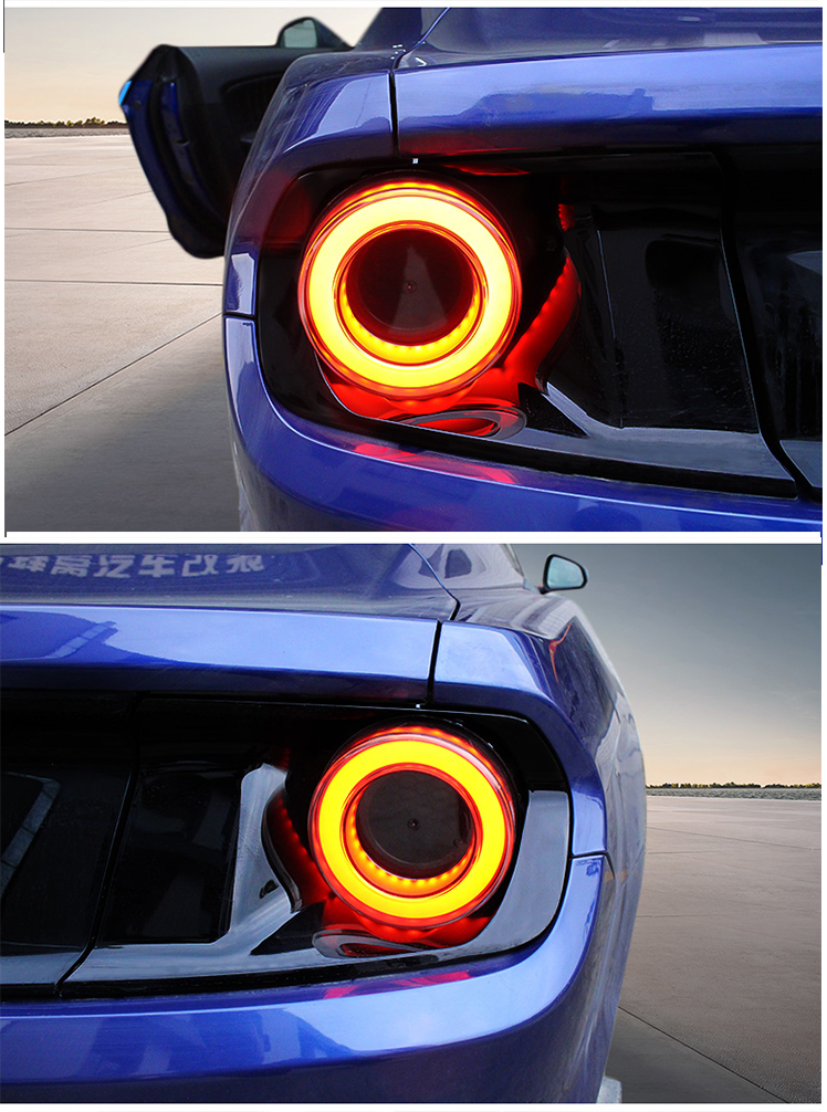 Светодиодный задний фонарь для Ford Mustang, задний ходовой тормоз, указатель поворота, задний фонарь 2015-2021, автомобильный свет