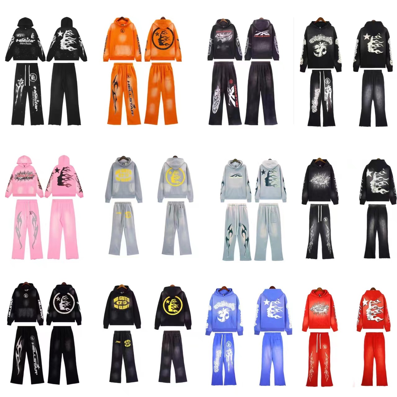 Hell Star Mens Hellstar Hoodies Moletons High Street Fleece Mens Com Capuz Hoodies Harajuku Stranger Things Oversize Perder Moletons Soltos Shorts AJ