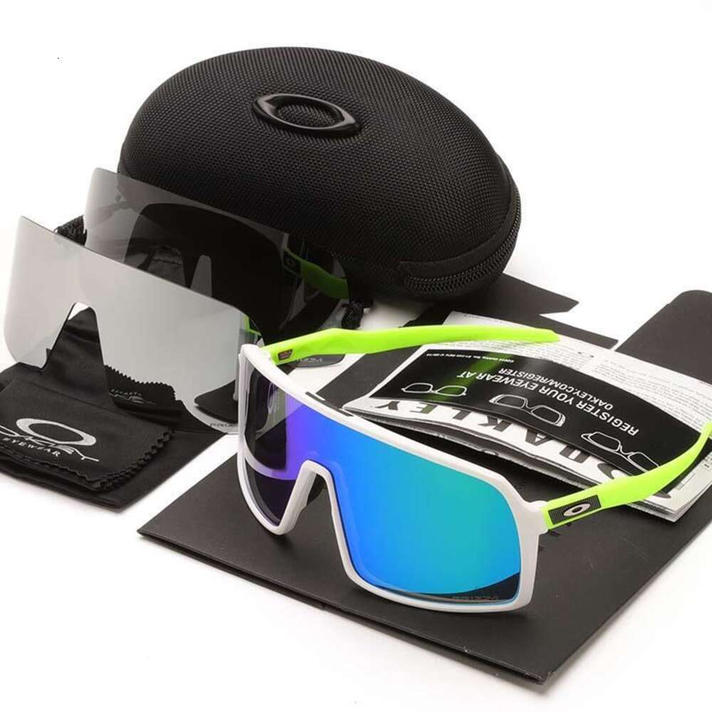 Designer Oakleies Sunglasses Oakly Okley Oji Cycling Glasses Oo9406 Sutro Cycling Sports Polarized Color Changing Running Windproof