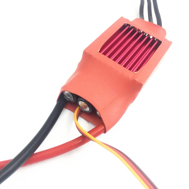 Contrôleur de vitesse électronique sans balais Esc 5V/5A BEC en brique rouge 125A, pour moteur sans balais Multicopter Fpv/pièces de cadre quadrirotor