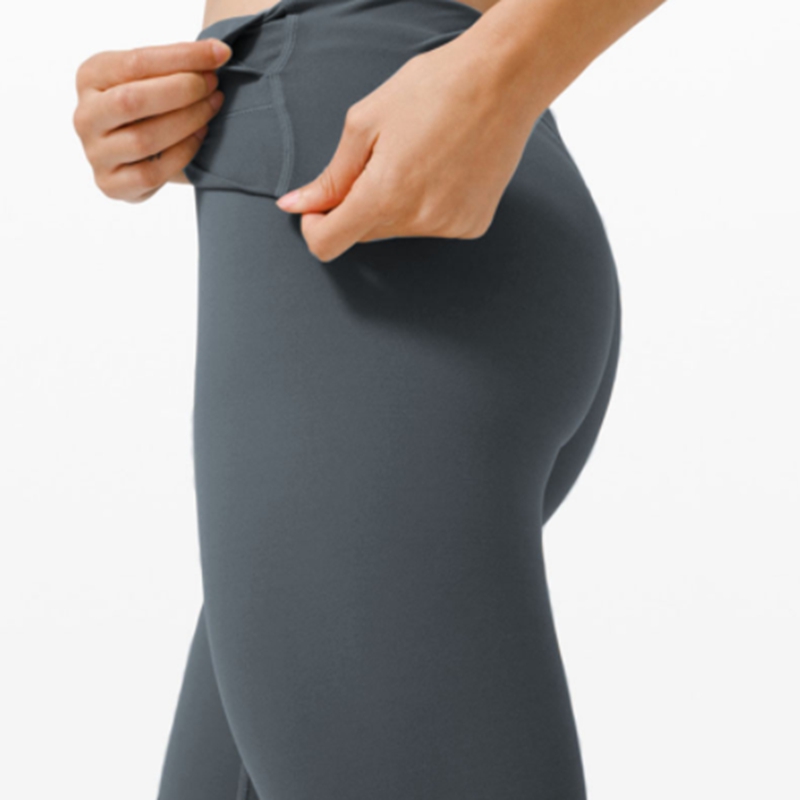 lu-066 Leggings a vita alta con pantaloni yoga elastici e morbidi il controllo dell'anca l'allenamento del sollevamento dell'anca leggings da corsa e sportivi {coulisse} prodotti caldi lulumon