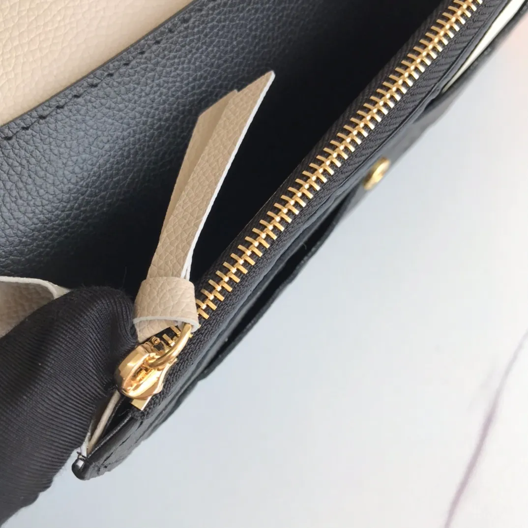 Fashion designer wallets luxury purse mens womens clutch bags Highs quality flower letter coin purses long card holders with original box dust bag