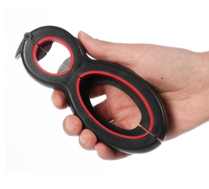 Sex-i-ett Multi-Function Combination Can Opener Kitchen redskap Creative Manual Can Openers Beverage Beer Bottle Opener SN919