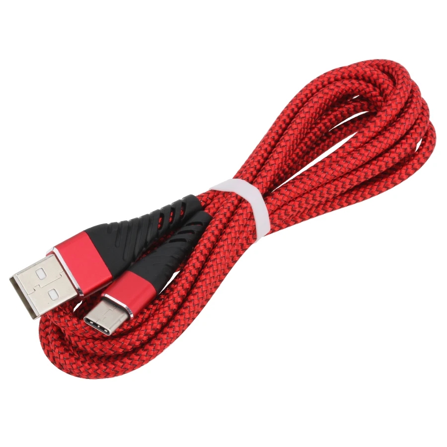 Nylon flätat tyg Micro USB C Typ C Data Sync Charger Cable för Samsung Huawei Xiaomi