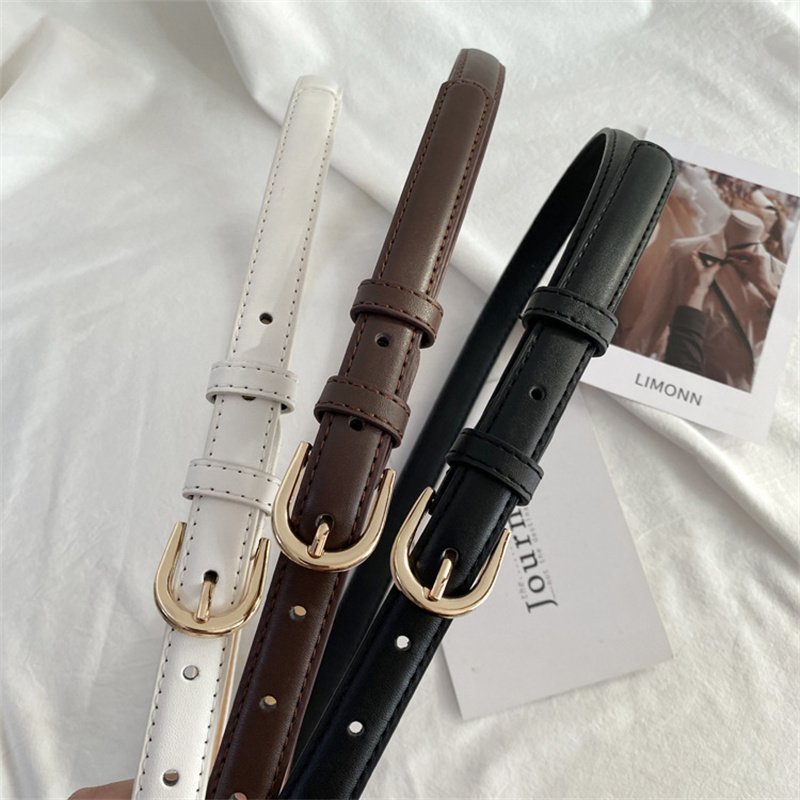 Fashion woman's belt Highly Quality belts alloy buckle brand cow-leather Party model formal mature business Cool.