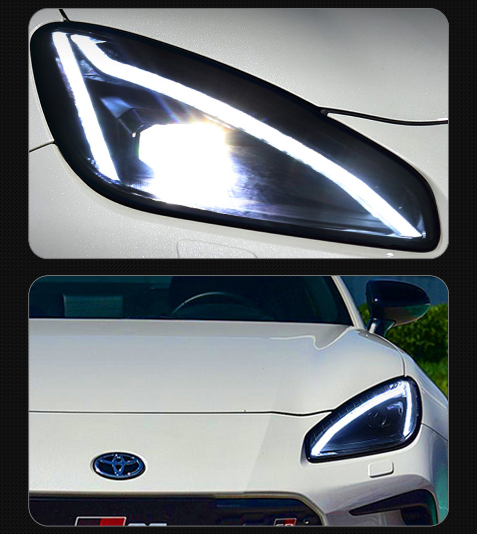 Luce a LED Subaru BRZ GR86 Gruppo fari 20 22-2023 DRL Luci diurne Segnale Hid Bi Xenon Faro