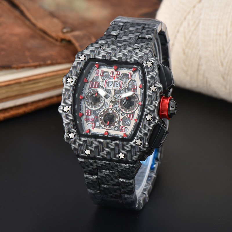 2024 relógio masculino de luxo designer relógio reloj 44mm mostrador preto automático mecânico fosco moda clássico aço inoxidável relógio à prova dwaterproof água