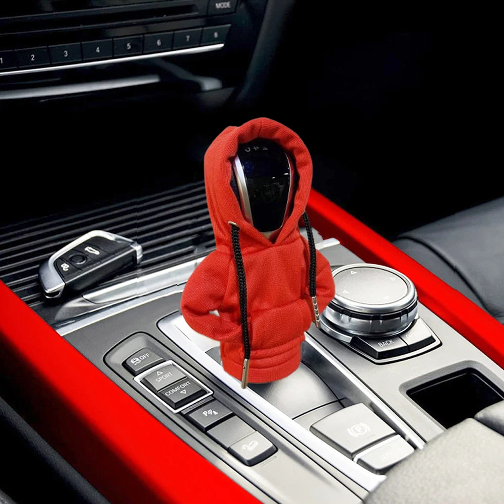 Ny 2024 Gear Shift Hoodie Cover Shift Cover Gear Handle Dekoration passar Manual Automatisk universell bilskift spaken Interiörinredning