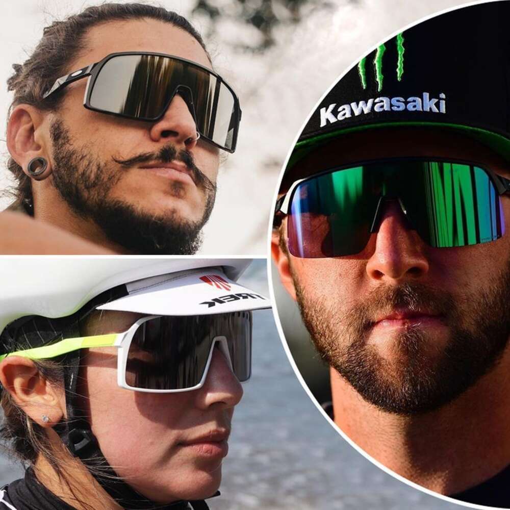 Designer Sonnenbrille Oaklies Oklinys OJI -Radsportgläser OO9406 Sutro Radsport Sport polarisierte Farbwechslung Laufen Windproof 2024