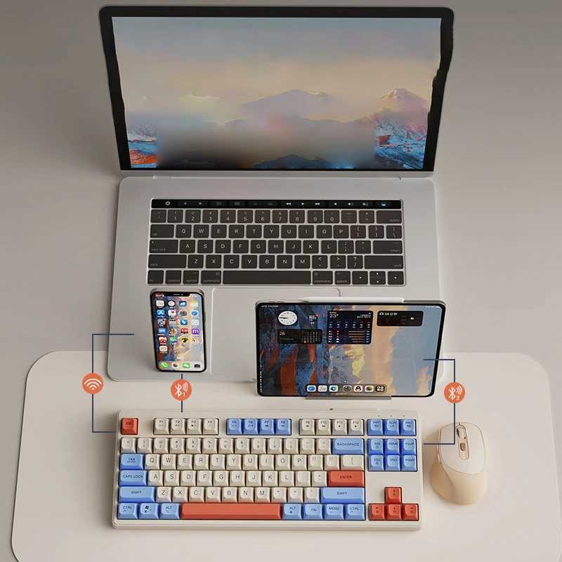 Toetsenborden Gaming Mechanisch gevoel Toetsenbord gloeit Draadloos spel USB Desktop PC/Notebook Beschikbaar toetsenbord en muisL240105