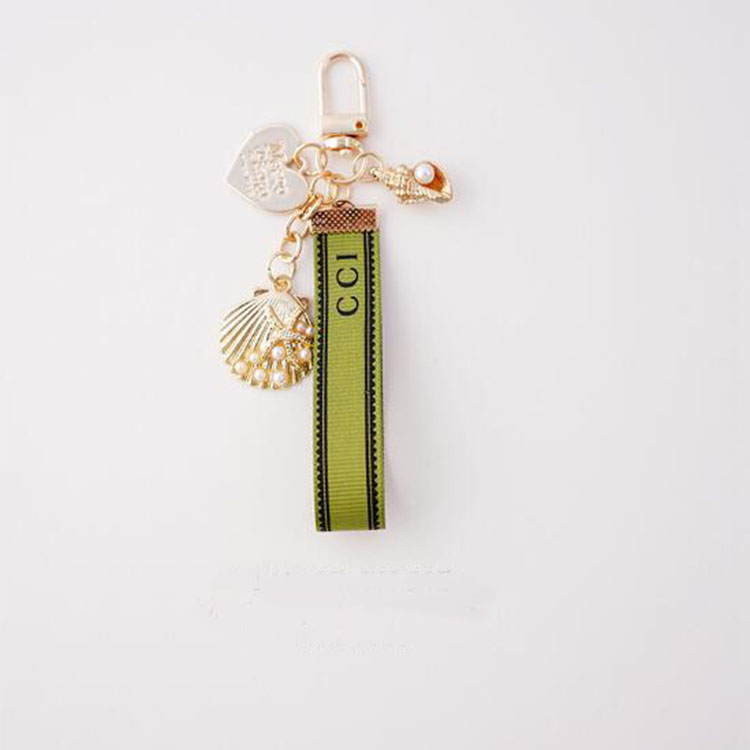 Porte-clés lettre de haute qualité, de luxe, à la mode, pour sac de voiture, accessoires de mode, décoration, cadeau de fête