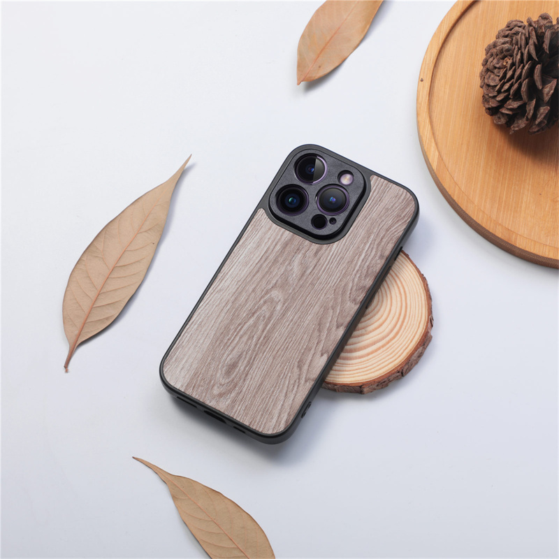 Houten Textuur Telefoon Case Voor Iphone 15 14 Plus 11 12 13 Pro Max X Xs Max Xr Mobiel back Cover Bescherm Gevallen 100 Stuks