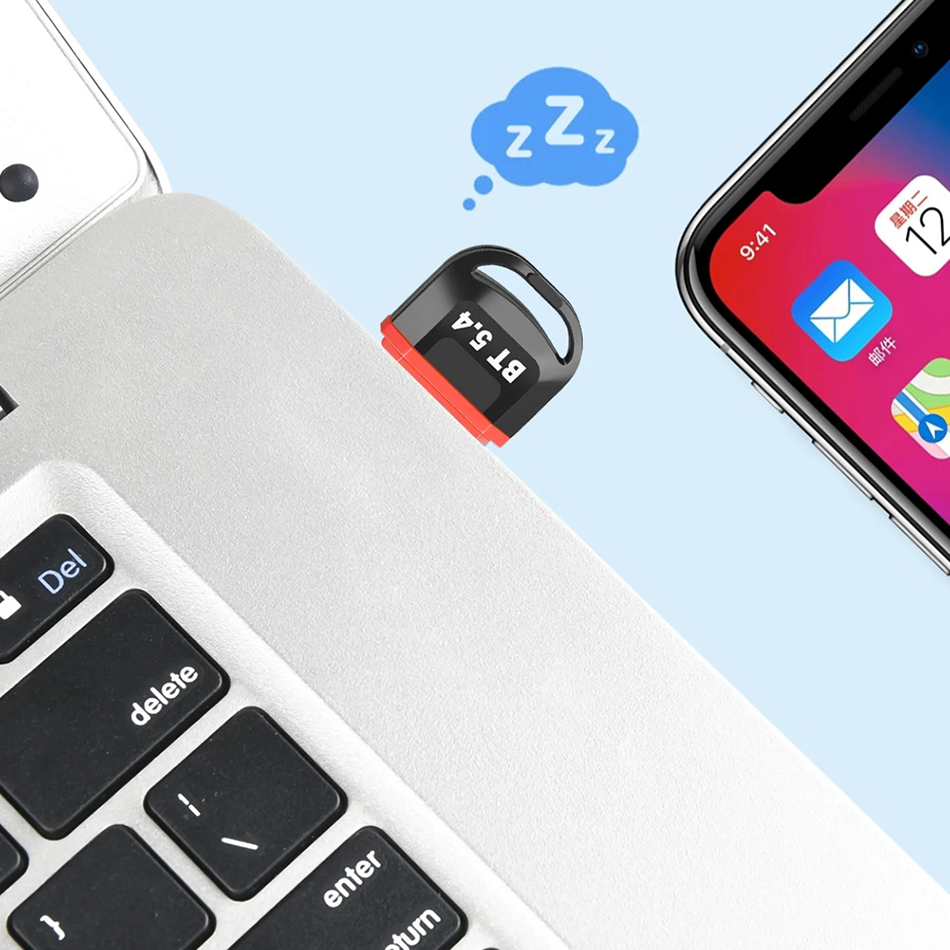 USB-адаптер Bluetooth 5,4 для ПК, USB-передатчик, приемник, ключ, беспроводное устройство для динамика, мыши, клавиатуры