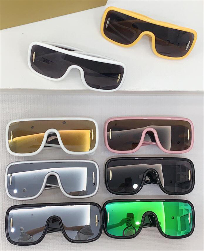 Nouveau design de mode lunettes de soleil surdimensionnées 40122I monture carrée en acétate style tendance et avant-gardiste lunettes de protection UV400 extérieures haut de gamme