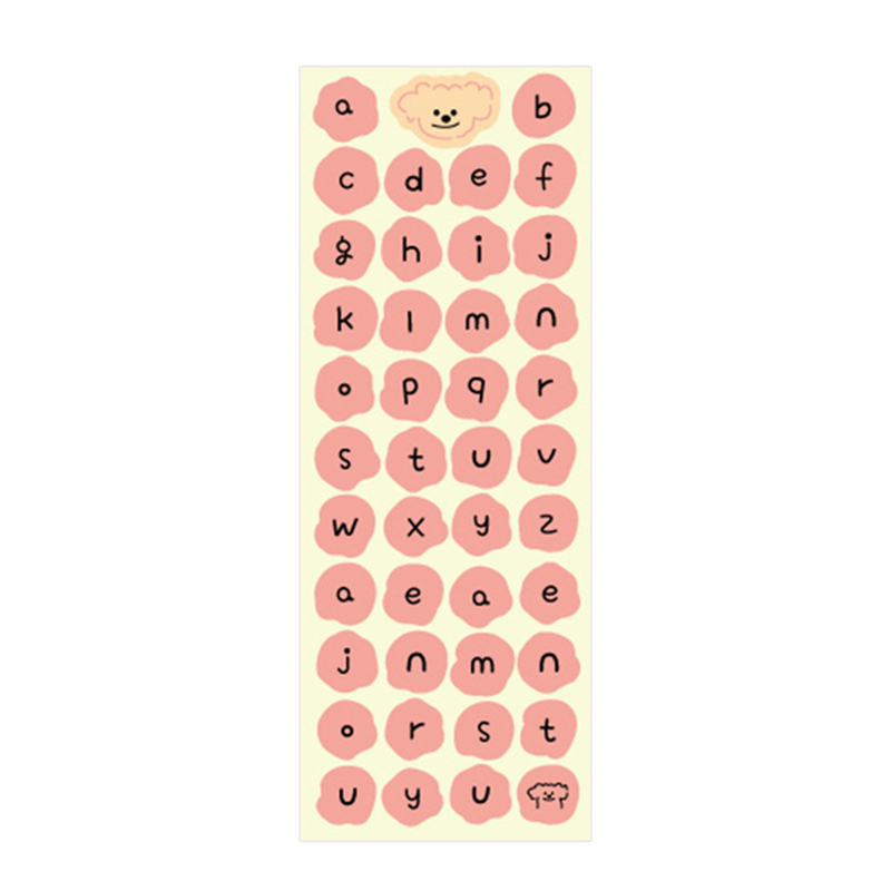 Färgglada bokstavs klistermärken självhäftande alfabetet klistermärken bokstäver etiketter diy hantverk konst gör anteckningsbok dekor bärbar dator dekaler gåva w0166