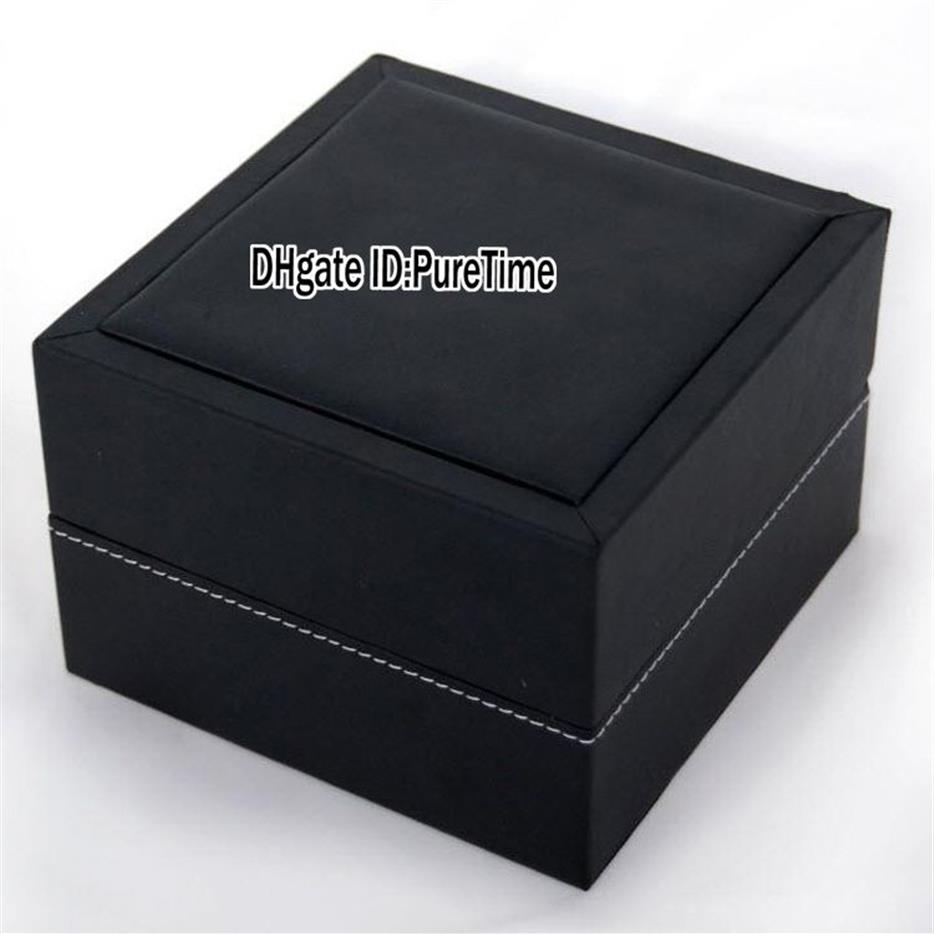 Hight Quality Tagbox Grey Leather Watch Box hela herrarna Kvinnor Watches Original Box med Certificate Card Present Papperspåsar 02 PU332M