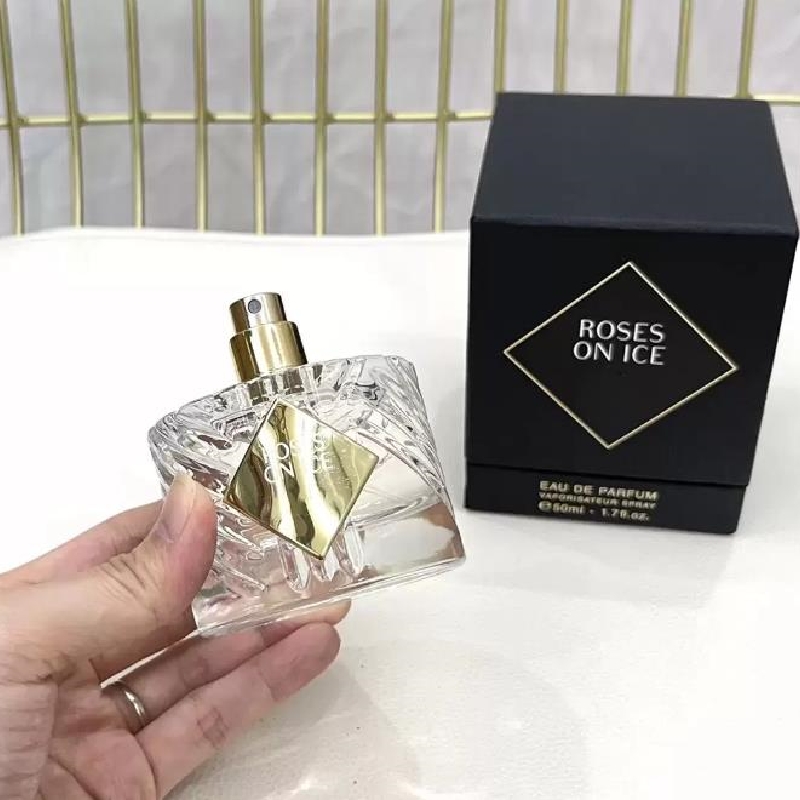 Luxuries designer Perfume 50ml rolling in love angles share rose on ice for women men Spray parfum Long Lasting Time Smell High Fragrance