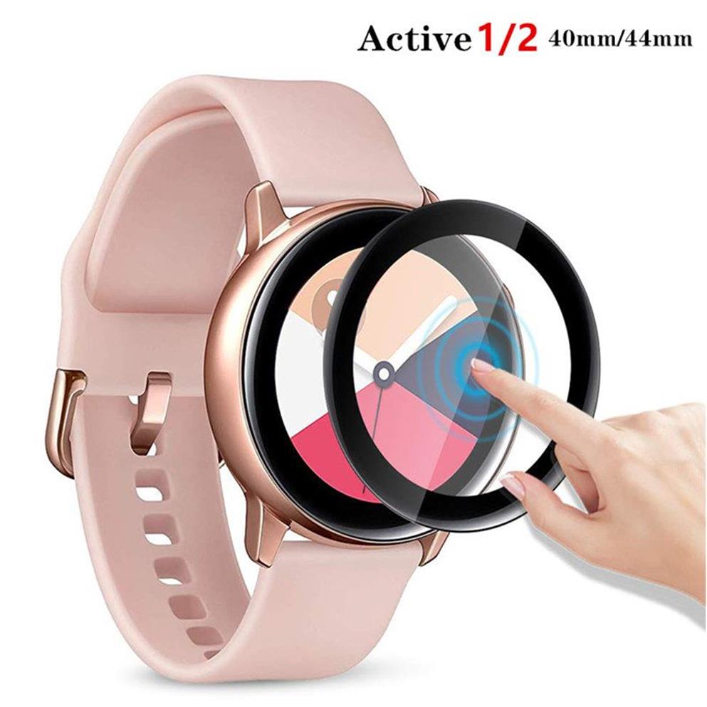 Uhrenarmbänder für Galaxy Active 2 44 mm 40 mm Sport 3D HD Full Screen Protector Film Zubehör Glass2619