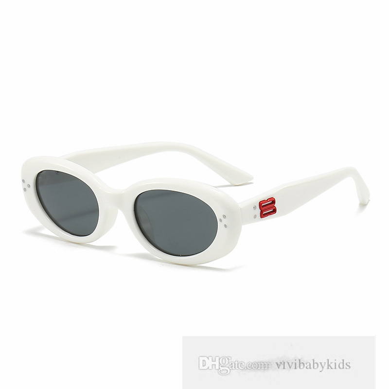 Dzieciowe okulary przeciwsłoneczne Dziewczyny Nicie owalne okulary przeciwsłoneczne Summer dzieci polaryzacja UV 400 Goggles Boys Beach Sustoblock Shade Z6659