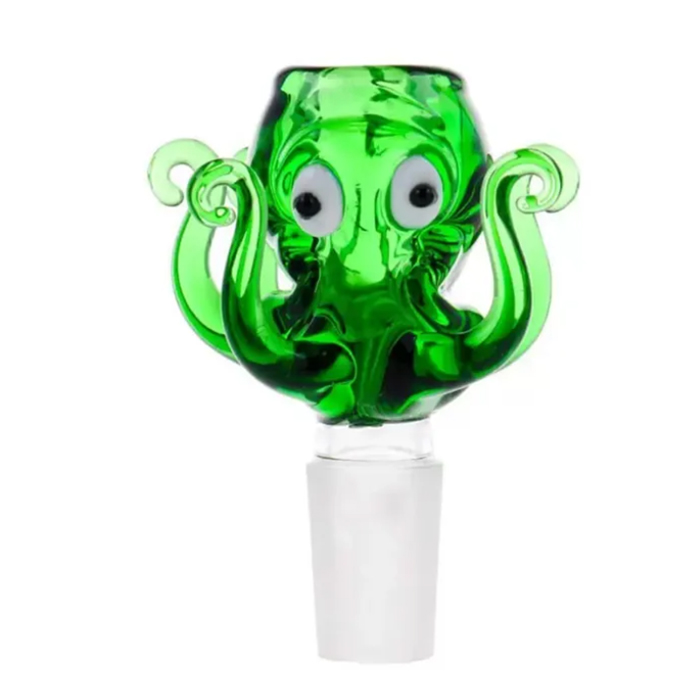 Dicke Pyrex-Schlangen-Oktopus-Krokodil-Glasschale, 14 mm, 18 mm, männliche Tierform, Filter, trockene Kräuter, Tabak, Ölbrenner, Schalen für Bongs, Dab-Rigs, Raucherzubehör