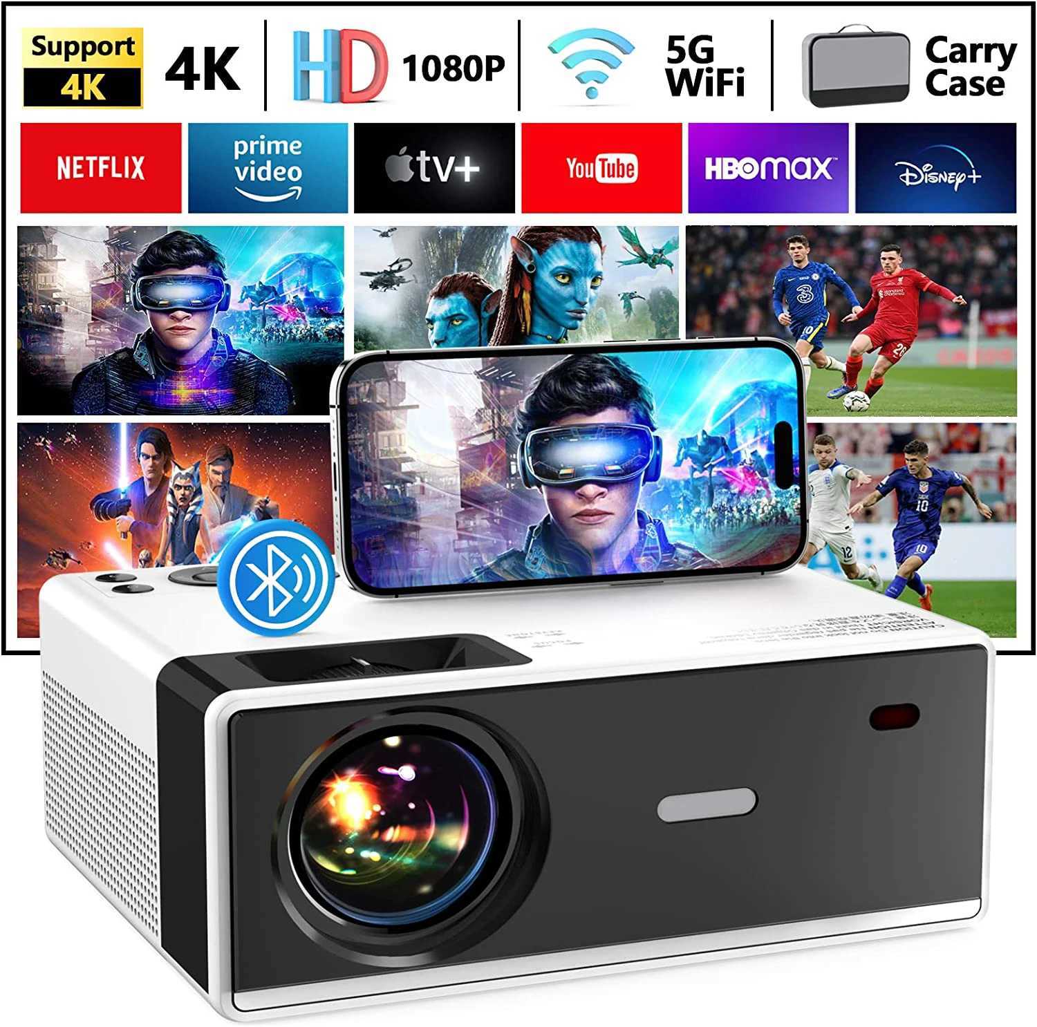 Projetores YERSIDA Projetor P3 Smart TV 1080P WIFI Projetor Nativo 10000 Lumens LED Home Cinema Beamer Projetor para Android iPhone 4KL240105