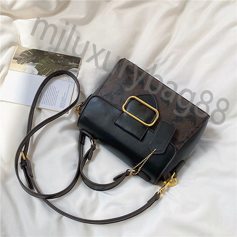 Moda Kahverengi Morgan Saddle Bag Cook Crossbody Bag Kadın Tasarımcı Çanta Omuz Klasik Çantalar Lady Saddle Bag Coa Ch