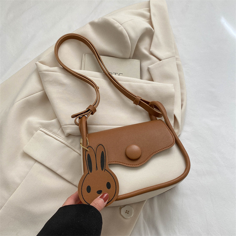 Fashion simple saddle bag shoulder bag casual messenger bag female bag factory wholesale 2024 new style CCJ3253