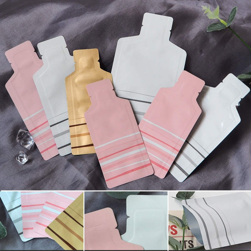 Cream Liquid Pastes Sample Packaging Bags Portable Travel Refillable Plastic Empty Aluminum Foil Pouch Bottles Suction Shampoo Face Cream Honey Powder Storage