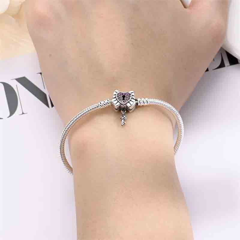 2023 Hot 925 Sterling Silver Original oil butterfly Bracelet Fit Brand blue evil eye Charm Beads Fashion Infinity Knot Women femme Bracelet Jewelry