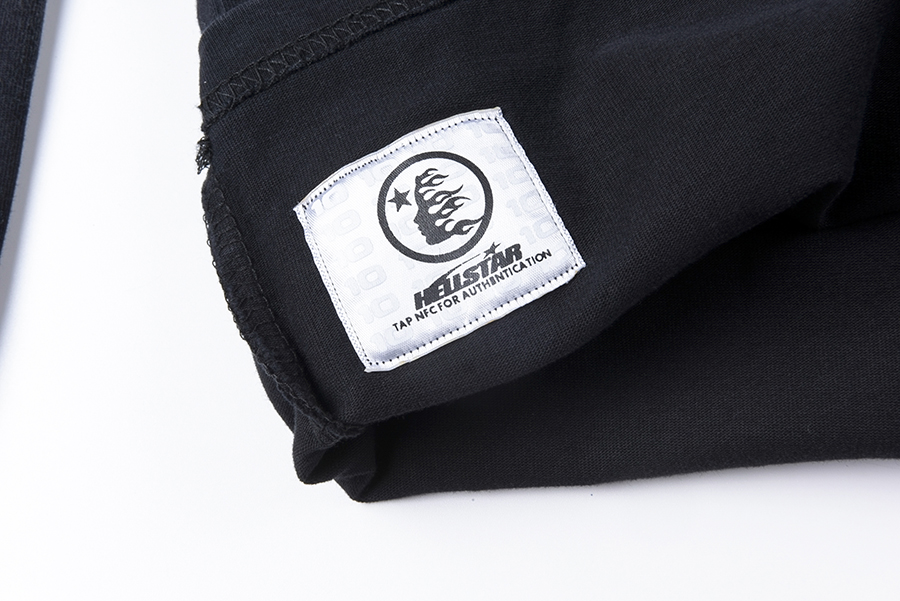 Hellstar Tee Shirts Designer Chemise à manches longues Cerveau imprimé Homme Plus T-shirt Rappeur Heavy Craft T-shirts unisexes Tops Femmes T-shirt noir surdimensionné