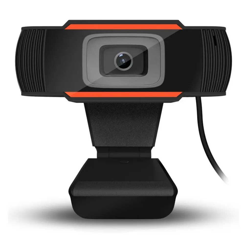 Webcams Hot 720p HD webcam avec microphone rotation de bureau webcam mini ordinateur webcam vidéo enregistrer workl240105