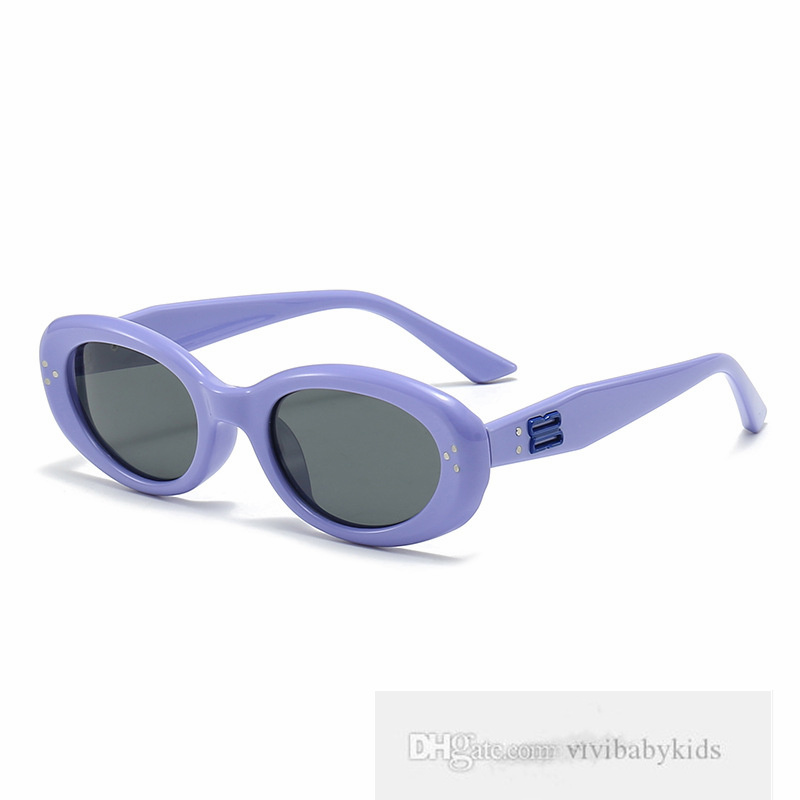 Dzieciowe okulary przeciwsłoneczne Dziewczyny Nicie owalne okulary przeciwsłoneczne Summer dzieci polaryzacja UV 400 Goggles Boys Beach Sustoblock Shade Z6659