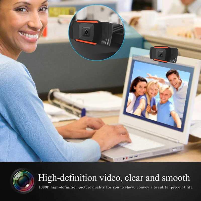 Webcams K25 Webcam HD for PC 480/720/1080P 컴퓨터 Mac Mac Laptop Desktop 용 마이크 USB 웹 캠이있는 미니 웹 카메라 YouTube Skypel240105