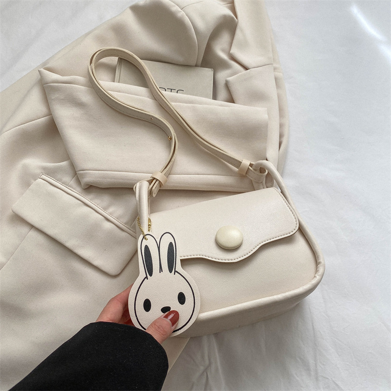 Fashion simple saddle bag shoulder bag casual messenger bag female bag factory wholesale 2024 new style CCJ3253