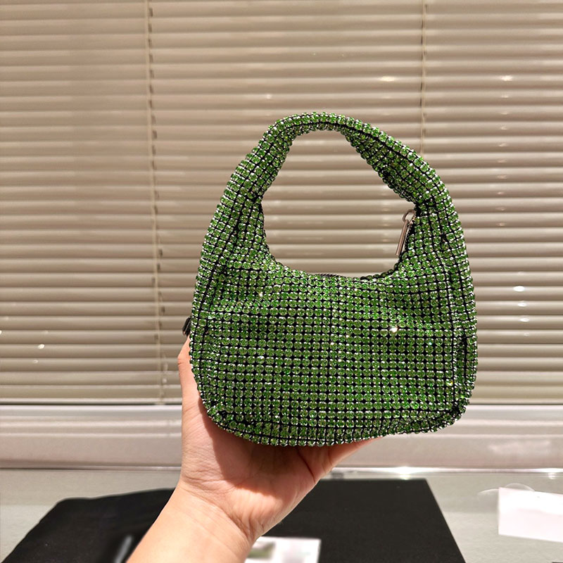 Sac de créateur de mode diamant brillant sac à bandoulière à main taille 16 cm sac à main