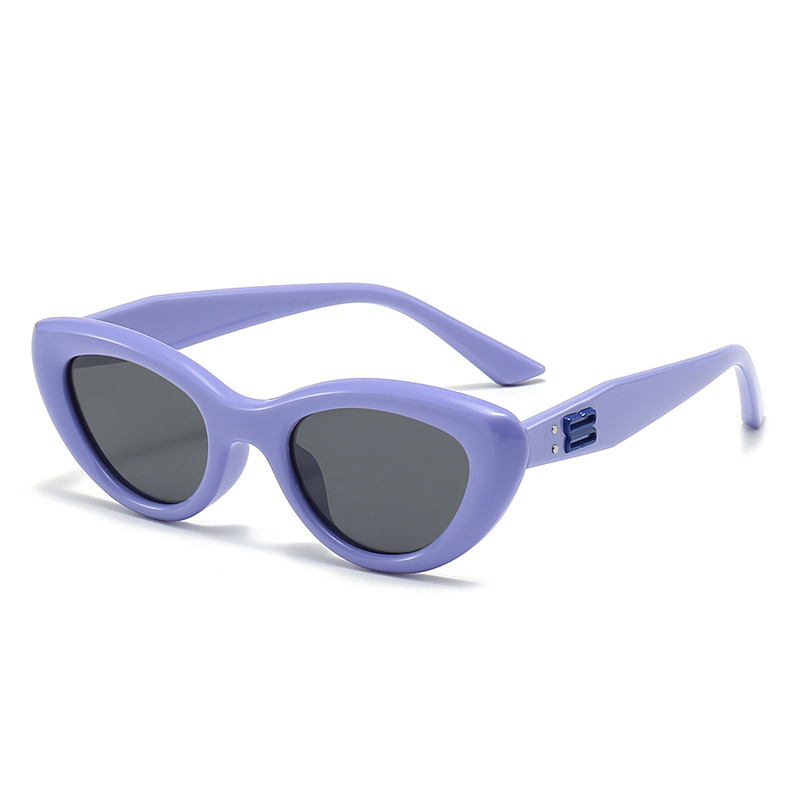 Boys cool sunglasses fashion kids candy color cat eyes frame eyewear children Uv protection beach sunblock girls adumbral Z6650