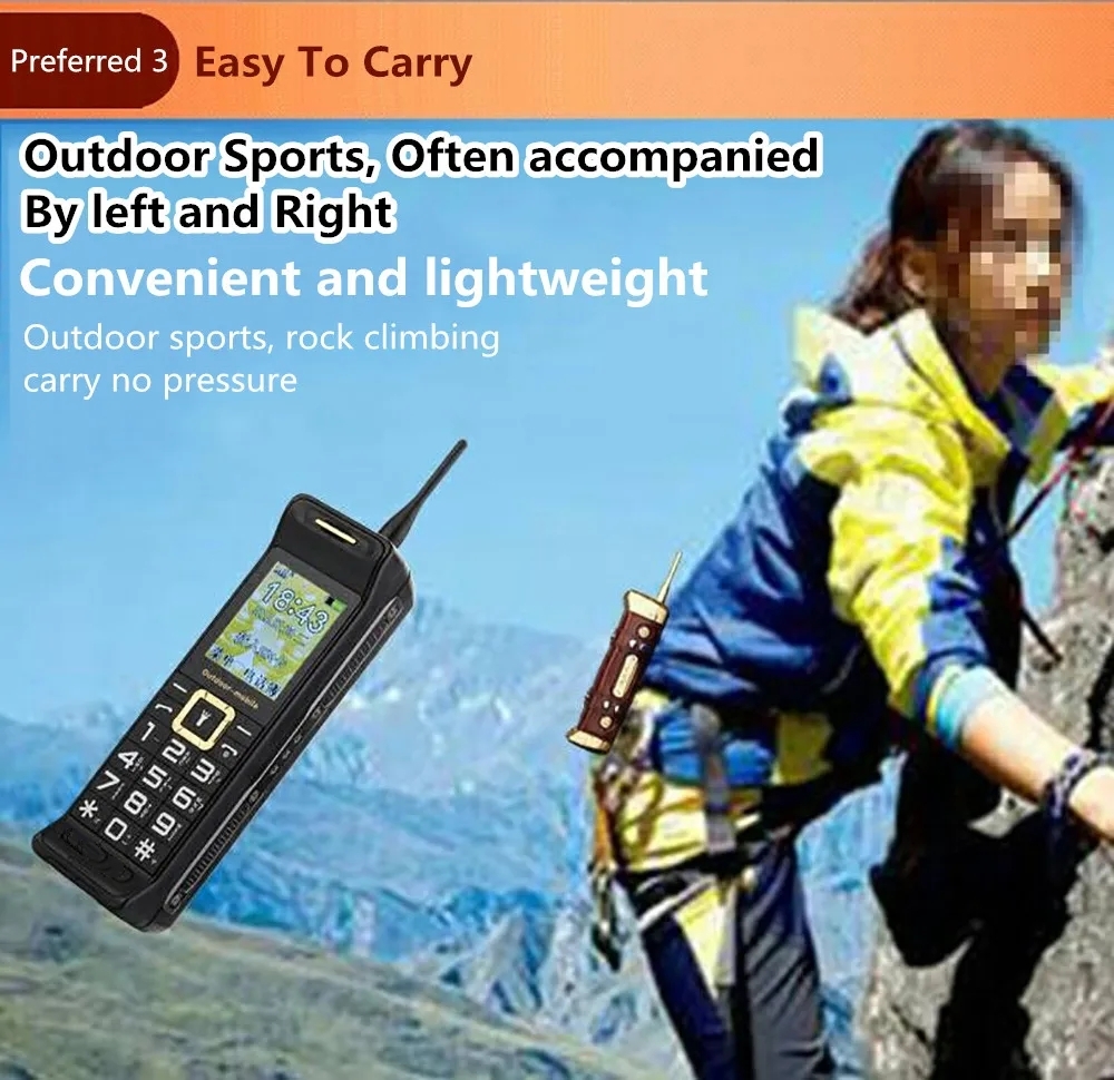 Unlocked Long Standby Retro Phone 2.2Inches Dual Sim Cards Mp3 Big Battery 6800mAh Bluetooth Låst upp mobiltelefon Ancient Dual Sim Mobiltelefon
