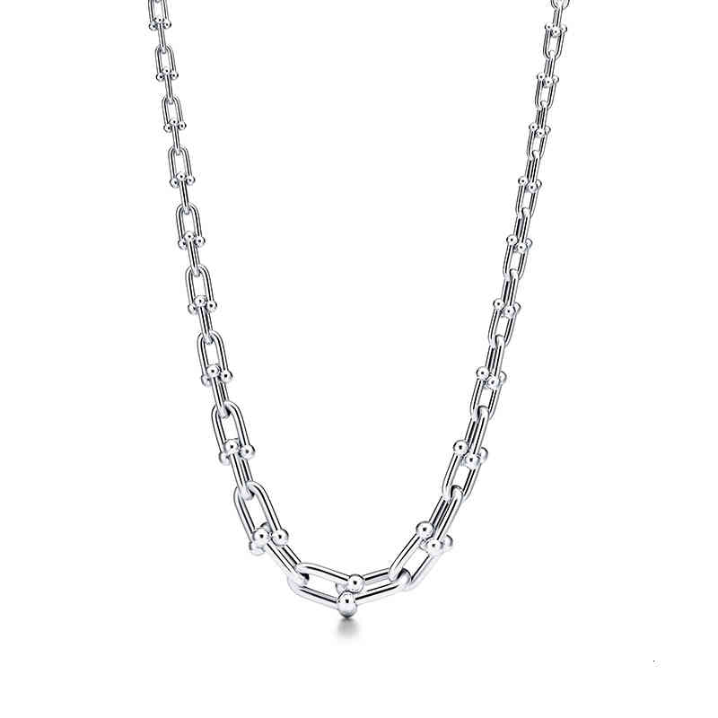 Luxe U-vorm kettingontwerper voor vrouwen S925 sterling zilveren diamanten armband oorbellen zilver goud choker kettingen armband bruiloft sieraden accessoires
