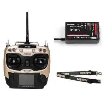 Radiolink AT9S Pro R9DS Radio Remote Control System DSSS FHSS 2.4GHz 9 Channel Transmitter Receiver.